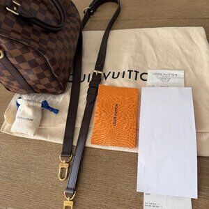 Louis Vuitton Speedy 25 Damier Ebene Bandouliere